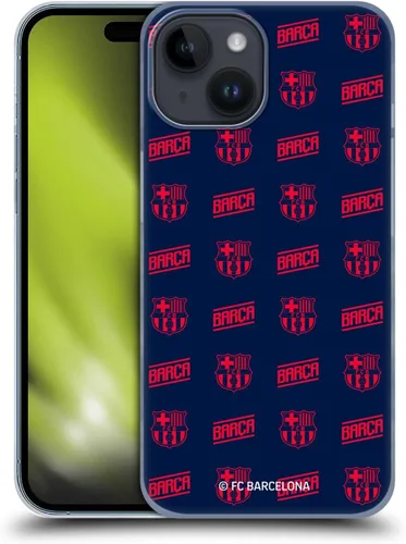 Vista 8 de Head Case Designs Funda rígida con licencia oficial del FC Barcelona Barca Crest Graphics compatible con Apple iPhone 15