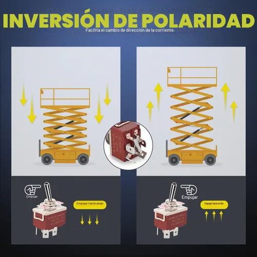 Vista 7 de Nilight Interruptor de Palanca de Polaridad Inversa de 4 Pines 2PCS Interruptores Basculantes Momentáneos de 12V 30A Encendido Apagado Encendido