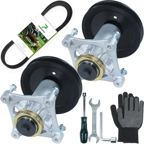 Vista 23 de Kit de montaje de husillo 587819701 previamente engrasado que reemplaza a Craftsman 187292 187281 192870 192872 Husqvarna 587125401 532187281