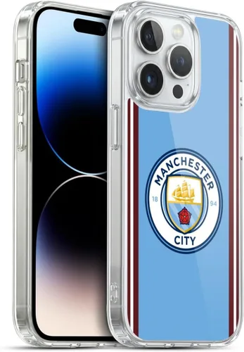 Vista 61 de Head Case Designs Funda de gel con licencia oficial del Manchester City Man City FC Away 2022/23 [protección de grado militar] compatible con Apple