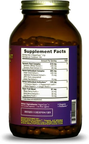 Vista 2 de HEALTHFORCE SUPERFOODS Antioxidante Extreme - 360 VeganCaps