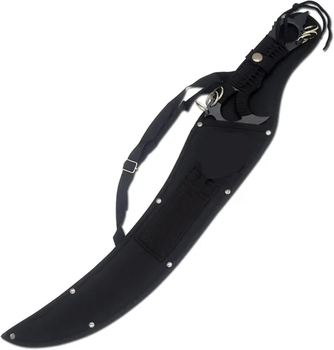 Vista 5 de Snake Eye Tactical Two Tone Fantasy Desgin Ninja Sword Comes with Nylon Sheath Verde