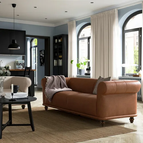 Vista 4 de Michanco Juego de 4 patas de madera para muebles de 3 pulgadas, patas de repuesto para sofá otomano