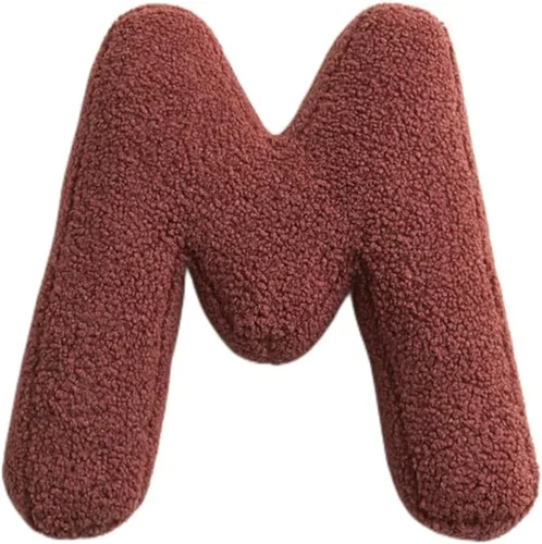 Vista 18 de Inglés Letras Almohada ABCD Letras Cojín Creativo Decorativo Almohadas