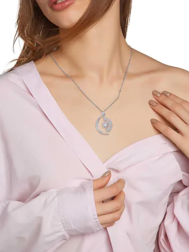 Vista 4 de choice of all To My Badass Squad Collar Fidget Sun Moon para amigos, collar giratorio de luna alrededor del sol para mujeres y niñas, Cobre, otro