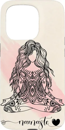Vista 14 de Namaste Mandala Hippie Yoga Woman Meditation Spiritual Gift Case for iPhone 17