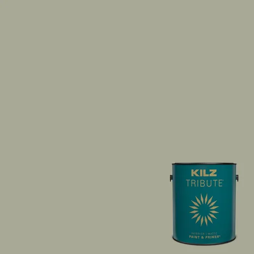 Vista 161 de KILZ TRIBUTE Pintura e Imprimación, Interior, Muestra de Color, Almost Aqua, 8 Onzas