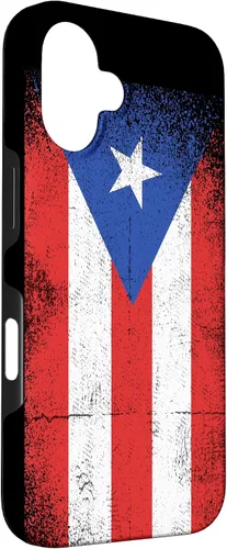 Vista 3 de Funda patriótica para iPhone 16 con bandera de Puerto Rico Boricua
