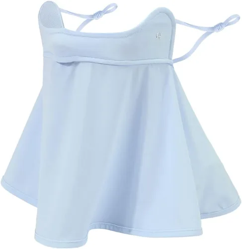 Vista 16 de WRELS UPF 50+ Unisex Cubrecara Transpirable y Refrescante con Protección UV para el Sol, con Elástico para las Orejas, Bufanda para el Cuello