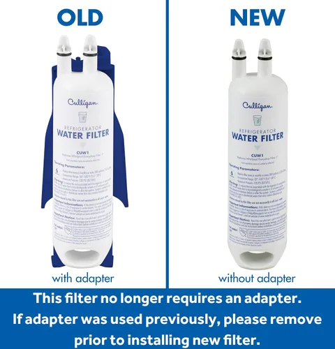 Vista 4 de Culligan CUW1 Filtro de agua para refrigerador, reemplazo para filtro de agua Whirlpool 1 (EDR1RXD1) Reemplace cada 6 meses, paquete de 1