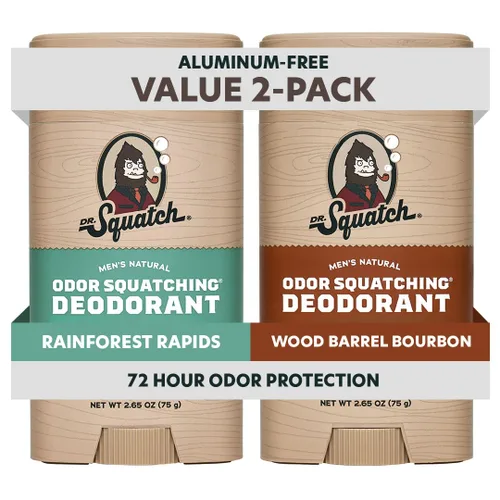 Vista 25 de Dr. Squatch Desodorante natural para hombres, sin aluminio, Summer Citrus + Cool Fresh Aloe, 2.65 oz, 2