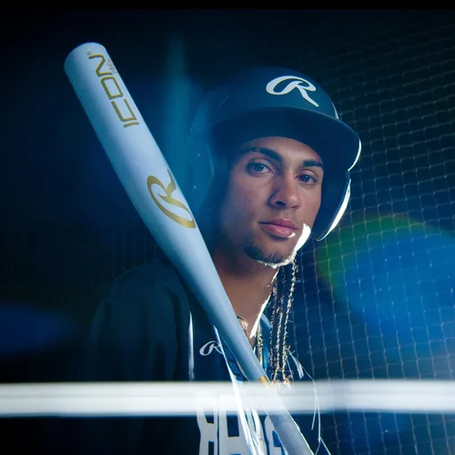 Vista 5 de Rawlings 2026 ICON The Chosen One Bate de béisbol BBCOR -3 Drop Barril de 2 5/8 pulgadas 1 pieza Compuesto
