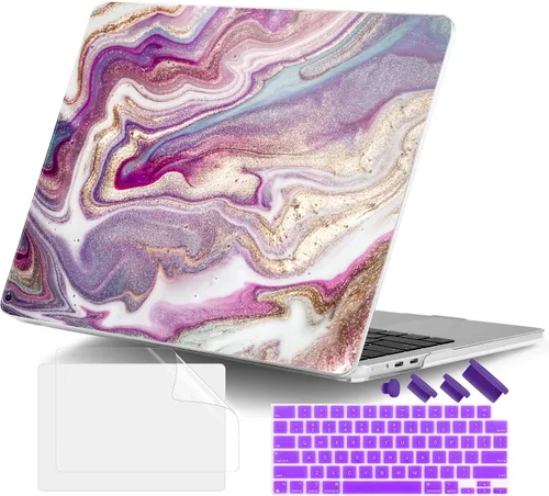 Vista 20 de DONGKE Funda compatible con M5 MacBook Air de 15 pulgadas 2026 2025-2023 A3448 A3241 A3114 A2941 M4 M3 M2 Pantalla de retina líquida Touch ID