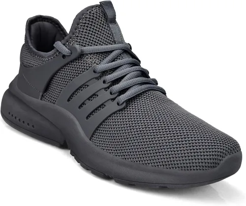 Vista 4 de tenis para hombre, antideslizantes, resistentes al deslizamiento, de punto.