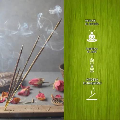 Vista 3 de HEM Varitas de incienso de citronela, paquete de 6 (20 palitos cada uno) para relajación y meditación
