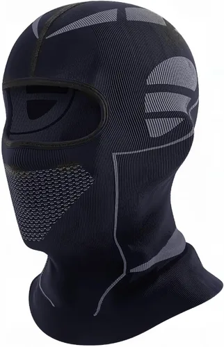 Vista 11 de Máscara de esquí y motocicleta estilo mecánico, pasamontañas resistentes al viento, cara completa con orificios de ventilación, apta para casco
