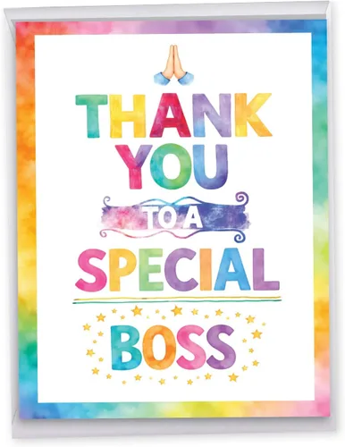 Vista 11 de NobleWorks - Tarjeta de felicitación de agradecimiento divertida jumbo de nosotros de 8.5 x 11 pulgadas con sobre (paquete de 1) gran gran