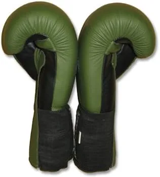 Vista 2 de Guantes de boxeo de lujo MiM-Foam Sparring - Gancho y bucle/puño elástico para Muay Thai, MMA, kickboxing, boxeo