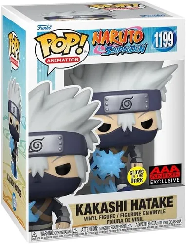 Vista 2 de Funko Pop! Naruto Shippuden - Kakashi Hatake con Chidori Chase - (AAA Anime Exclusive) (BAFPB42354)