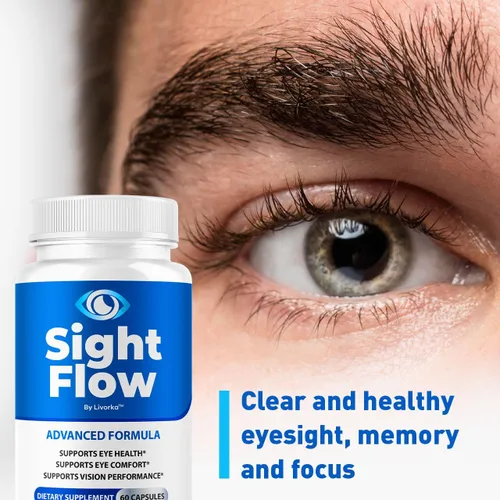 Vista 5 de Sight Flow - Cápsulas para ojos de fórmula avanzada, suplemento oficial de SightFlow Pills de apoyo premium, todos los ingredientes naturales