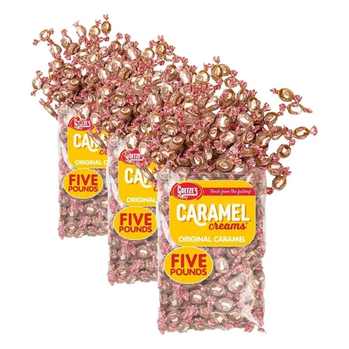 Vista 7 de Goetze's Dulces Cremas de Caramelo de Vainilla - Bolsa de 1 Libra (16 Onzas) - Fresco de la Fábrica