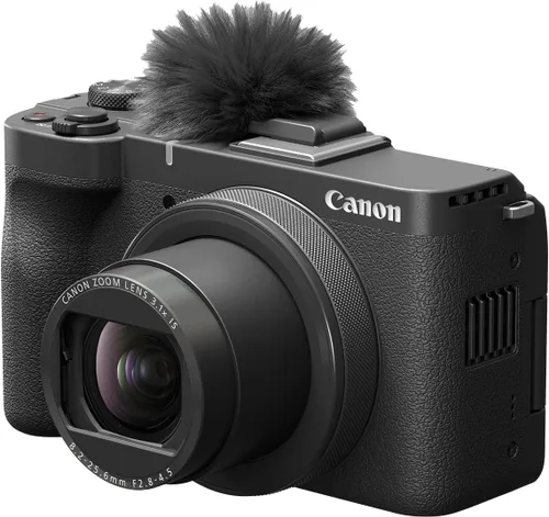 Vista 8 de Canon PowerShot V1, Cámara Híbrida, Lente Zoom Ultra Gran Angular Integrada, Video 4K, Vlogging, Transmisiones en Vivo, Creación de Contenido