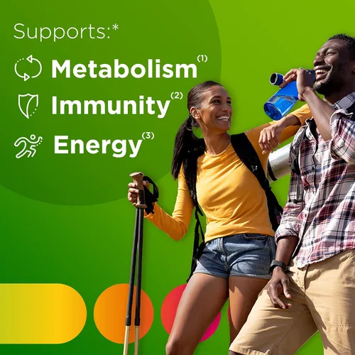 Vista 2 de Centrum MultiGummies Gummy Multivitamínico para adultos, suplemento multivitamínico/multimineral con vitaminas D, B y E, sabor a fruta surtido, 180