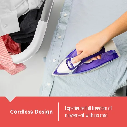 Vista 2 de BLACK+DECKER ICL500 Light 'N Go - Plancha inalámbrica, color morado