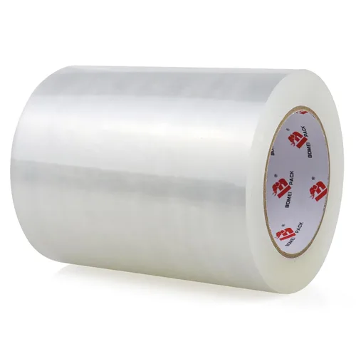 Vista 10 de BOMEI PACK Cinta de embalaje transparente de 3 pulgadas de ancho, 3 pulgadas x 110 yardas (330 pies), repuesto de cinta de envío resistente de grado