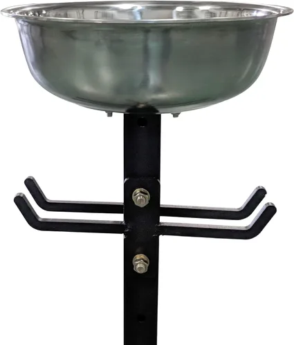 Vista 3 de Titan Fitness Perchas de soporte de tiza portátiles independientes