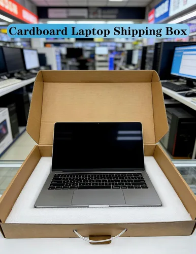 Vista 4 de Caja de envío para laptop, se adapta a portátiles de hasta 17 pulgadas