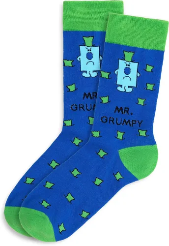 Vista 3 de Mr. Men Mr Grumpy Mug And Socks - Taza de café de cerámica de 11 oz