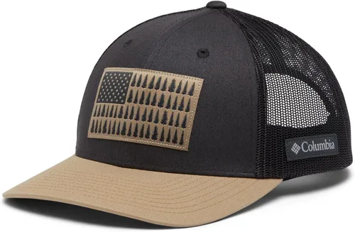 Vista 4 de Columbia Tree Flag Mesh Snap Back-High Crown