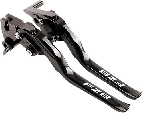 Vista 5 de 2025 New Brake Clutch Lever Motorcycle CNC Adjustable Brake Clutch Levers Compatible with Yamaha FZ8 FZ 8 Fz8 FAZER 2011-2015(Long Black)