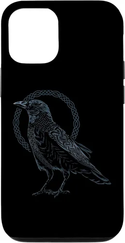Vista 27 de Funda para iPhone 11 Pro Max Crow Raven Viking Valhalla Berserker nórdico nórdico de mitología nórdica