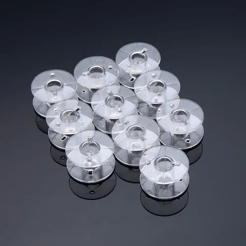 Vista 2 de Paquete de 30 bobinas de plástico para máquina de coser para Brother
