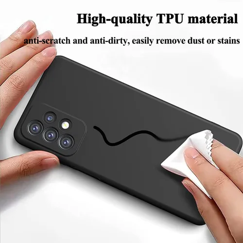 Vista 7 de Paquete de 2 fundas de TPU compatibles con Google Pixel 5A 5G, accesorios de protección flexibles a prueba de golpes con recortes precisos (negro)