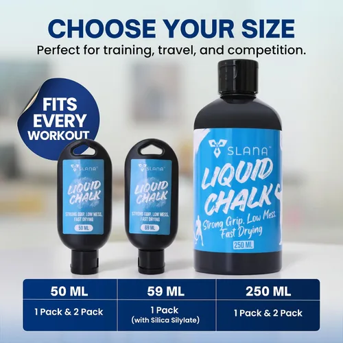 Vista 7 de Liquid Chalk for Weightlifting, Gym and Workout Hand Chalk for Grip Fast Drying Grip Chalk For Lifting, Powerlifting, Pull Ups, Cheer, Gymnastics