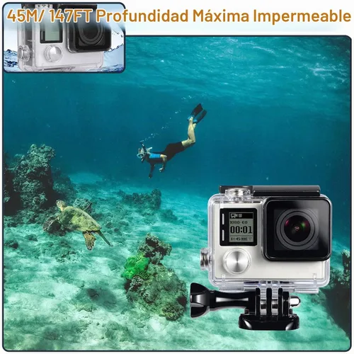 Vista 3 de Carcasa impermeable para GoPro Hero 4/3/3+