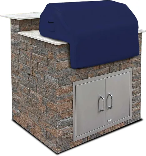 Vista 12 de Covers & All Cubierta de parrilla integrada para parrilla al aire libre – Resistente 12 oz impermeable cubierta de parrilla de barbacoa incorporada