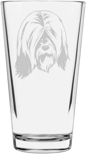 Vista 4 de Podenco Canario - Vaso de pinta de 16 onzas con temática de perro personalizado