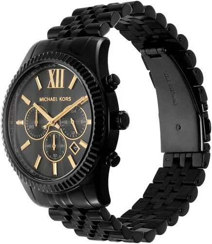 Vista 2 de Michael Kors - Reloj cronógrafo Lexington de acero inoxidable