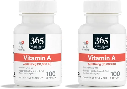 Vista 5 de 365 by Whole Foods Market, Vitamina A 10,000 UI, 100 CT