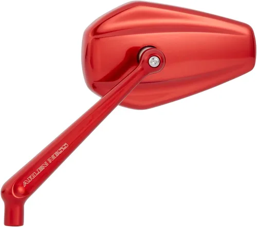 Vista 2 de Arlen Ness 13-152 puede usarse con Mini Stocker Espejo Izquierdo - Rojo Anodizado