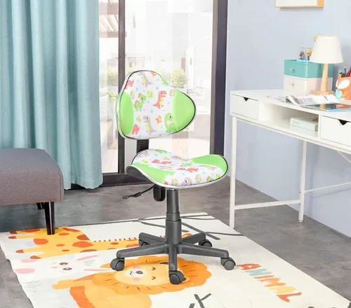 Vista 2 de JJS Silla ejecutiva de computadora con respaldo bajo para oficina en casa, silla ergonómica de malla con base extra grande y almohadillas