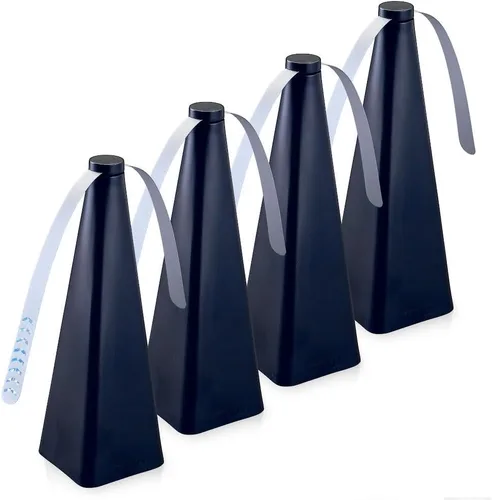Vista 9 de Treva Ventilador de insectos, disuasorio de moscas con cuchillas holográficas para limpiar insectos, mosquitos y moscas, ventilador de mosca Plateado