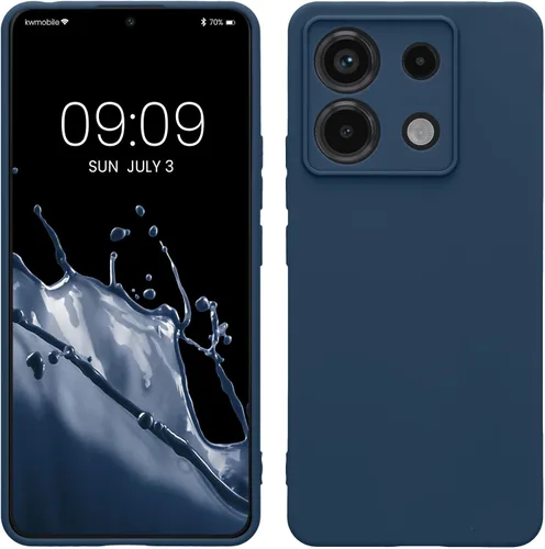 Vista 79 de kwmobile Funda compatible con Xiaomi Redmi Note 9S / 9 Pro / 9 Pro Max - Funda protectora de silicona TPU suave y delgada - Negro mate