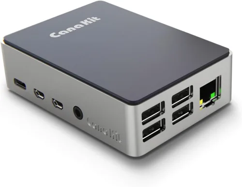 Vista 2 de CanaKit Raspberry Pi 4 Extreme Kit - Edición Aluminio (8GB RAM)