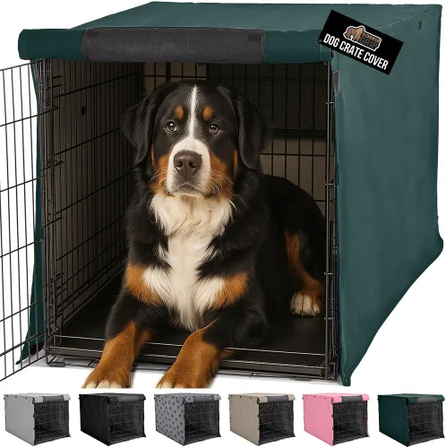 Vista 13 de GORILLA GRIP - Fundas para jaula de perro, cubierta de alambre para perrera Compatible con jaulas para perros de Amazon Basics, cubierta