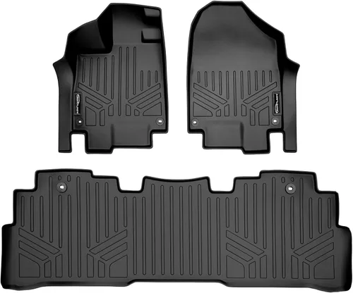 Vista 32 de MAXLINER Juego de alfombrillas de primera fila para Honda Odyssey 2011-2017